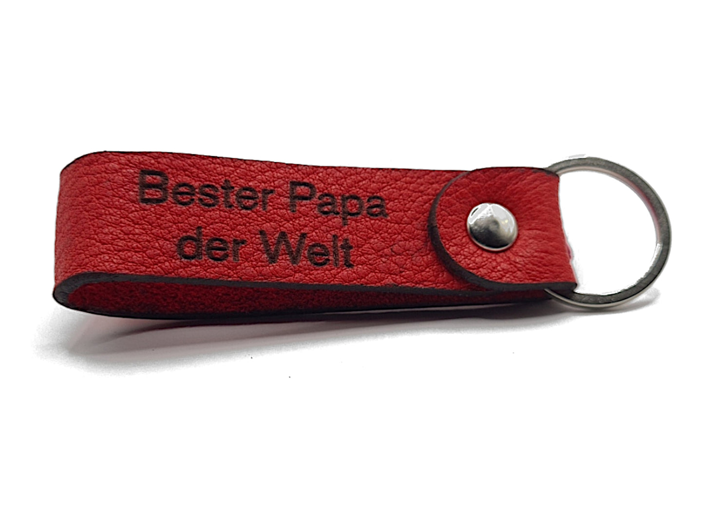Personalisierter Schlüsselanhänger Klassik, rot